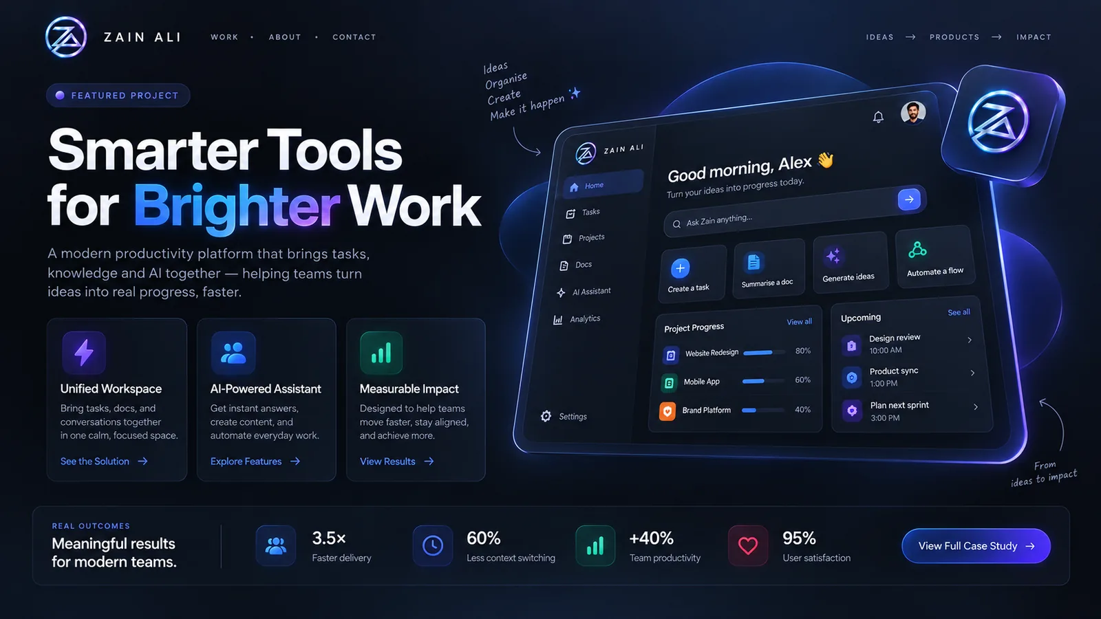 Personal Portfolio System — Vision & Innovation